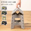 あると便利なコンパクトスツール 22cm クラフタースツール Mサイズ 踏み台 脚立 クラフタースツール折りたたみ ステップ ステップ台 折り畳み踏み台 子供 ...