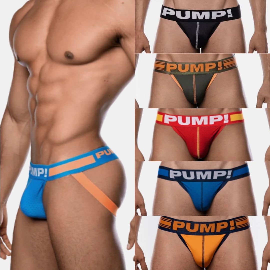 PUMP!(パンプ) Underwear パンプ ジョックストラップ MICRO MESH JOCK STRAP ケツ割れ サポーター メンズ 男性下着