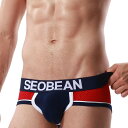 SEOBEAN/セビン スポーツメッシュ・ローライズブリーフ・バイカラー