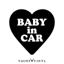 ハート型 Baby in car カッティングス