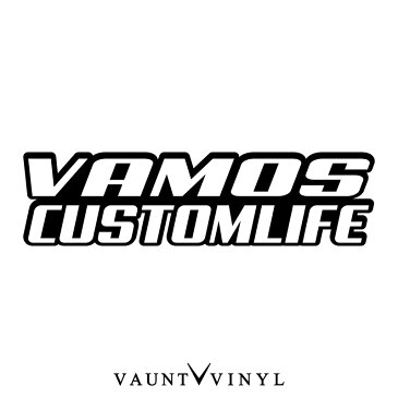 Vamos Custom Life ステッカー カッティング 切り文字 転写 車 ステッカー シール オリジナル 洗車 ウインドウ サーフィン スーツケース アクセサリー / パーツ led マフラー カスタム / ホンダ バモス ヴァモス hm1 / 10P05Aug17