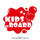 楽天VAUNT VINYL sticker storeアイスクリーム Kids on board カッティング ステッカー 車 ステッカー シール フィルム / baby in car kids ベイビー イン カー ベビー キッズ / かわいい ポップ アイス ソフトクリーム お菓子 / 子供 チャイルド / 出産祝い 内祝い 10P05Aug17