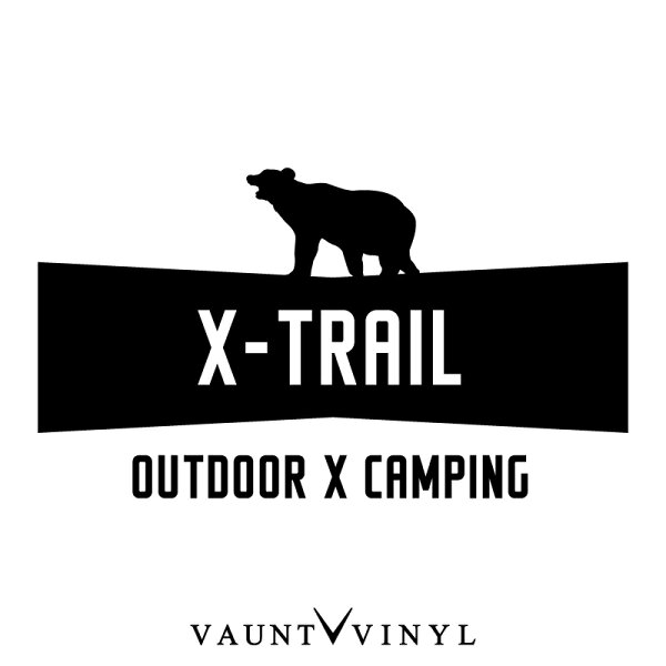 OUTDOORXCAMPINGX-TRAILエクストレイルカッティングステッカーエクストレイルt30t31t32nt31nt30