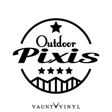 OUT DOOR Pixis ピクシス カッティング ステッカー キーケース トヨタ メガ トラック パーツ / ステッカー 車 シール デカール / キャンプ 登山 BBQ ベース ミリタリー アウトドア 四駆 / 10P05Aug17