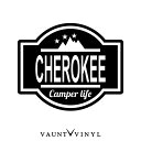 チェロキー Camper life カッティング ステッカー...