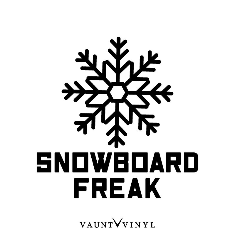 SNOW BOARD FREAK カッティング ステッカ