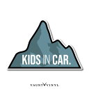 KIDS IN CAR マグネット マウンテン 車 アウトドア 山 マグネットステッカー 釣り スノボ スノーボード キャンプ ソロキャン キャンプ 子供が乗っています キッズ ベビー インカー baby on board ジムニー シエラ デリカD5 ハイエース RAV4 エクストレイル おしゃれ