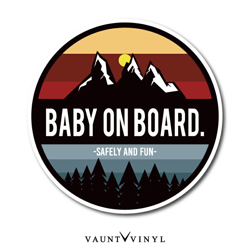 楽天VAUNT VINYL sticker storeアウトドア BABY / KIDS ON BOARD マグネット車 マグネットステッカー 磁石 キャンプ ソロキャン アウトドア 熊 ステッカー OUTDOOR 登山 四駆 4WD ジムニー シエラ デリカD5 ハイエース RAV4 エブリイ ハスラー ヤリスクロス タフト プロボックス かっこいい