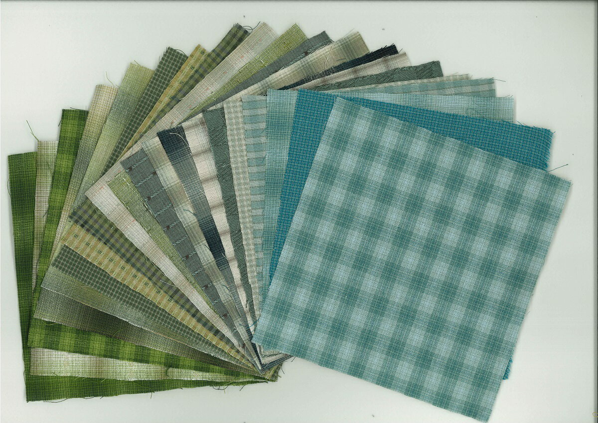 New 柴田明美セレクト先染め生地 20枚セット （2点まで最安送料￥250 、3点以上 送料無料　代引き除く）