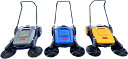 【 楽天スーパーSALE 限定10%OFF】ベコラード VJ35S 手押し式スイーパー ブラシ付き 電源いらず バッテリーいらず 燃料いらず 静か 55リットル ゴミ収集ボックス 駐車場清掃 倉庫清掃 屋外清掃 掃除(3)