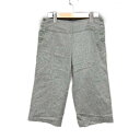 【中古】アールエム R.M パンツ 七分丈 ウール ボタン 64 グレー/13●2 レディース 【ベクトル 古着】 200213 ベクトル マークスラッシュ
