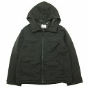 【中古】21AW ユニクロ × ホワイトマウンテニアリング UNIQLO × White Mountaineering ウォーム パデット パーカ 中綿 フーデッド ジャケット ブルゾン アウター 160 黒 ブラック 112-443324 キッズ 【ベクトル 古着】 240415