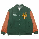 yÁzɔi 21AW Abvo APPLEBUM ~ MLB NY Mets j[[Nbc Stadium Jacket X^WA WPbg X^W o[VeBWPbg u] AE^[ U[X[u ShJ E[ g TCYXL  O[yxNg Òz 240425