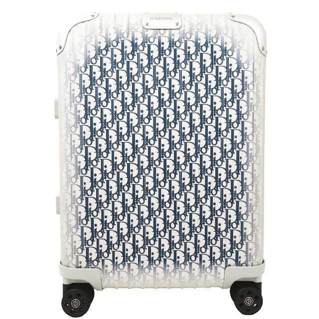 【中古】美品 ディオール Dior × RIMOWA リモワ コラボ キャリーオン ラゲッジ スーツケース キャリーバッグ グラデーション オブリー..