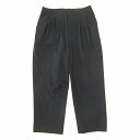 【中古】美品 ノーリーズ ソフィー NOLLEY'S sophi 2タック スラックス トラウザー パンツ ボトムス ゴムウエスト サイズ38 紺 ネイビー レ...