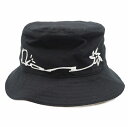 【中古】極美品 22aw ディオール × トラヴィススコット カクタスジャック Bob Hat ボブハット ロゴ刺繍 バケットハット 帽子 キャンバス生地 オブ...
