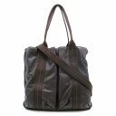 【中古】エルメス HERMES キャラバン・ヴェルティカル MM 2WAY トートバッグ ショルダーバッグ ヴォーデルマ 手提げ 斜め掛け カバン 鞄 ダークブ...