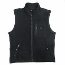 【中古】美品 24aw ゴッドセレクショントリプルエックス GOD SELECTION XXX FLEECE VEST フリース素材 ベスト ジップアップ ラバ...