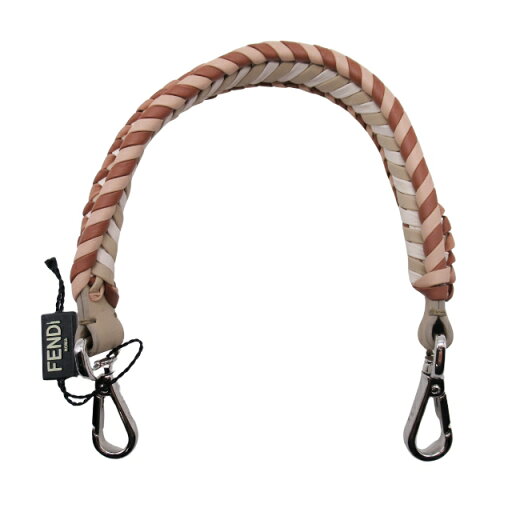 【中古】未使用品 フェンディ FENDI ストラップユー ミニ メッシュレザー 編み込み ショルダーストラップ バッグストラップ ベージュ ブラウン/△O26/レディース メンズ/YM2 【ベクトル 古着】 250221 【中古】未使用品 フェンディ FENDI ストラップユー ミニ メッシュレザー 編み込み ショルダーストラップ バッグストラップ ベージュ ブラウン/△O26/レディース メンズ/YM2 【ベクトル 古着】 250221