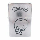 【中古】ジッポー ZIPPO スカル 刻印 ライター シガー タバコグッズ 喫煙具 シガー 小物 USA製 シルバー メンズ レディース/●A07 【ベクトル ...