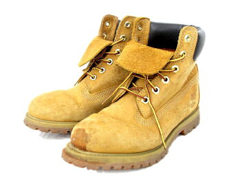 ティンバーランド Timberland プレミアム ブーツ ワーク シューズ 10361 6.5W 23.5cm 茶 レディース/☆j45■7 レディース 【中古】【ベクトル 古着】 180708 ベクトル　マークスラッシュ