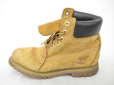 ティンバーランド Timberland プレミアム ブーツ ワーク シューズ 10361 6.5W 23.5cm 茶 レディース/☆j45■7 レディース 【中古】【ベクトル 古着】 180708 ベクトル　マークスラッシュ