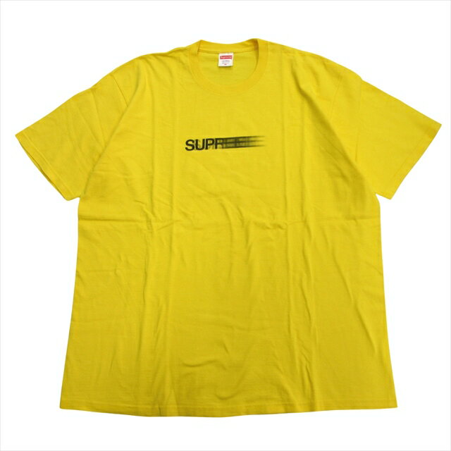 【中古】20SS シュプリーム SUPREME Motion Logo Tee モーション ロゴ Tシャツ カットソー プリント USA製 XL 黄 イエロー メンズ 【ベクトル 古着】 240912