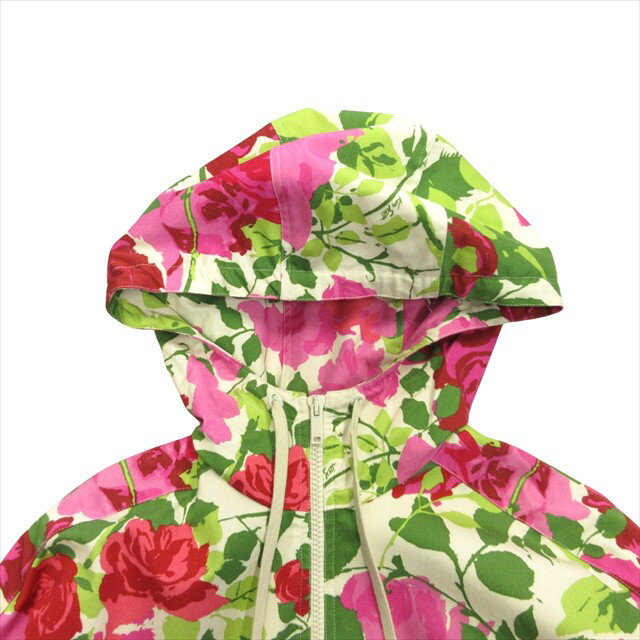 【中古】美品 21ss グッチ × ケンスコット GUCCI × Ken Scott プルオーバー パーカー ジャケット ブルゾン アノラック コート バラ 花柄 フラワー オーバーサイズ S マルチカラー レディース メンズ 【ベクトル 古着】 241201