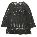 【中古】フィッチェ ヨシユキコニシ Ficce YOSHIYUKI KONISHI HANDKNIT 90's リネン ニット セーター ワンピース 模様編み ...