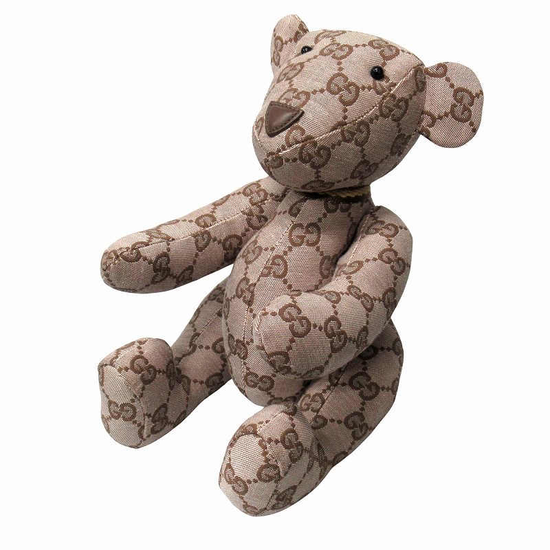 楽天市場】gucci グッチ ggキャンバス テディベア ぬいぐるみの通販 楽天市場】gucci グッチ ggキャンバス テディベア ぬいぐるみの通販