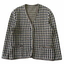 【中古】リオラ vintage LIOLA モヘヤ混 ニット カーディガン カットソー 長袖 オールド ヴィンテージ ビンテージ サイズIT44 マルチ レディース 【ベクトル 古着】 241221