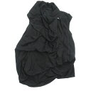 【中古】16aw ダークシャドウ DRKSHDW リックオウエンス Rick Owens ボリューム アシンメトリー ベスト 変形 ノースリーブ ジャケット ブルゾン S 黒 ブラック レディース 【ベクトル 古着】 241230