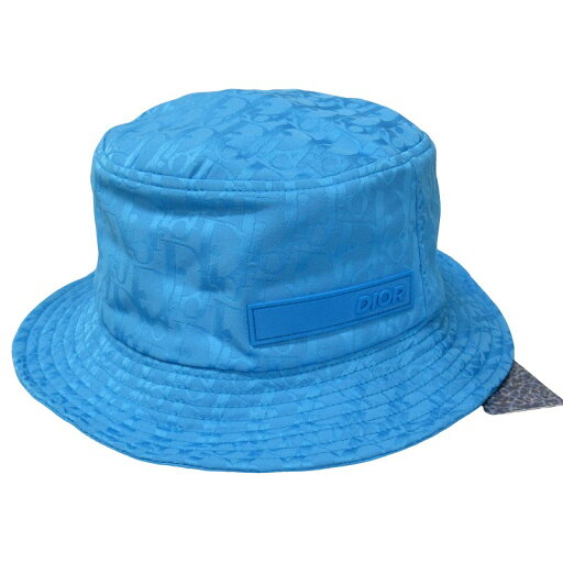【中古】未使用品 22aw ディオール × パーレイ フォー ジ オーシャンズ DIOR × PARLEY FOR THE OCEANS テクニカル ジャガード オブリーク ハット ロゴプレート トロッター 帽子 283C906C5545 コラボ L 青 ブルー メンズ ▽1 【ベクトル 古着】 250203 【中古】未使用品 22aw ディオール × パーレイ フォー ジ オーシャンズ DIOR × PARLEY FOR THE OCEANS テクニカル ジャガード オブリーク ハット ロゴプレート トロッター 帽子 283C906C5545 コラボ L 青 ブルー メンズ ▽1 【ベクトル 古着】 250203