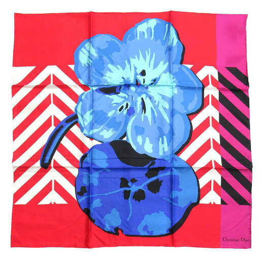 【中古】未使用品 22ss クリスチャンディオール Christian Dior D-フラワー ポップ スカーフ フラワー 大判 花柄 "D-FLOWER POP" チーフ シルク 赤 青 白 マルチ レディース メンズ ▽2 【ベクトル 古着】 250207 【中古】未使用品 22ss クリスチャンディオール Christian Dior D-フラワー ポップ スカーフ フラワー 大判 花柄 "D-FLOWER POP" チーフ シルク 赤 青 白 マルチ レディース メンズ ▽2 【ベクトル 古着】 250207
