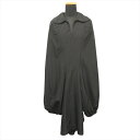 【中古】15aw コムデギャルソン COMME des GARCONS バルーン ロング ポンチョ ワンピース コート ジャケット ブルゾン 製品染め アーカイブ XS 黒 ブラック レディース 【ベクトル 古着】 250501(4)