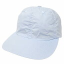 【中古】未使用品 25SS キジマタカユキ KIJIMATAKAYUKI "COTTON SILK ELASTIC BACK 6PANEL CAP" コットン シルク キャップ 帽子 6パネル W-251358 サイズ1 サックスブルー メンズ レディース ユニセックス 【ベクトル 古着】 250616