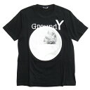 【中古】美品 グラウンドワイ ヨウジヤマモト GroundY × Marilyn Monroe マリリン・モンロー ロゴ プリント Tシャツ カットソー