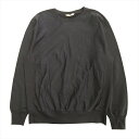 【中古】美品 23aw オーラリー AURALEE エラスティック ハイゲージ スウェット プルオーバー ELASTIC HIGH GAUGE SWEAT P/O トレーナー シャツ カットソー A23AP03NU サイズ2 インクブラック スミクロ ネイビー系 レディース メンズ★7 【ベクトル 古着】 250805