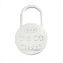 【中古】新品仕上げ済 新同 極美品 ティファニー TIFFANY & CO. 1837 ラウンドロック キーリング キーホルダー パドロック カデナ 南京錠 S...