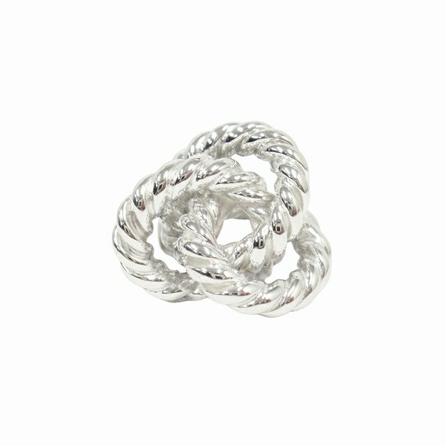 【中古】新品仕上げ済 新同 極美品 ティファニー vintage TIFFANY & CO. ツイスト ロープ ノット ピアス 片耳用 SV925 シルバー アクセサリー ジュエリー オールド ヴィンテージ ビンテージ アーカイブ レディース メンズ ユニセックス 【ベクトル 古着】 251006