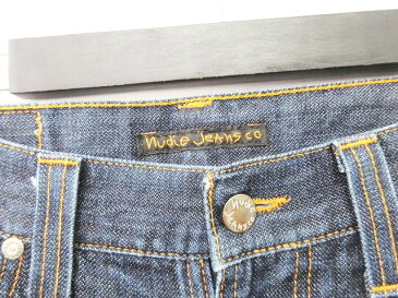 ヌーディージーンズ nudie jeans デニムパンツ ジーンズ ボトムス スリム インディゴブルー サイズW30L32 メンズ 【中古】【ベクトル 古着】 180418 ベクトル　マークスラッシュ