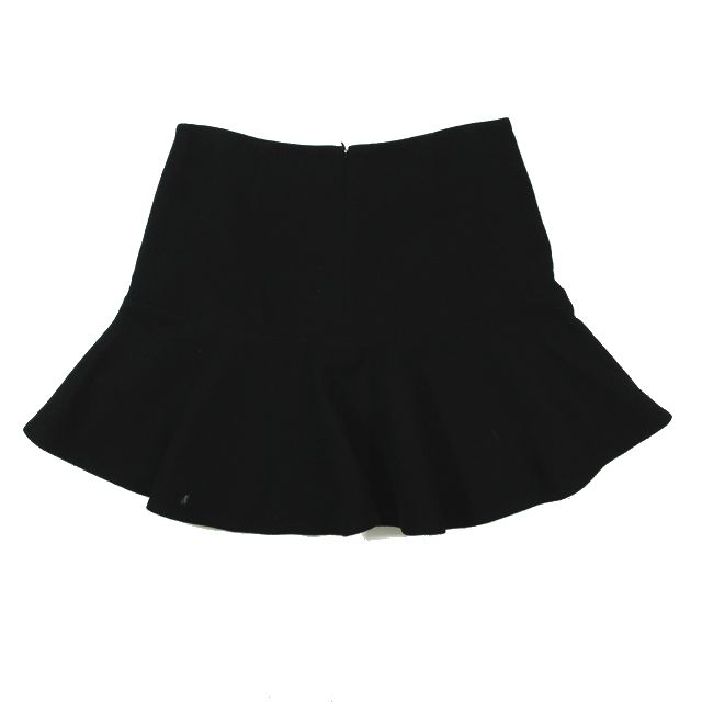 【中古】ミューズ ドゥーズィエム クラス MUSE de Deuxieme Classe スカート フレア ミニ ウール カシミヤ混 ペプラム 黒 ブラック 38 レディース 【ベクトル 古着】 231015