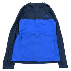 【中古】ザノースフェイス THE NORTH FACE マウンテンパーカー ナイロン ジャケット ブルゾン ジップアップ アウター S ブルー ブラック NP01706Z/9▲B1 メンズ 【ベクトル 古着】 240212