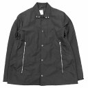 【中古】未使用品 23AW エンポリオアルマーニ EMPORIO ARMANI ハイカラージャケット クリンクルナイロン製 スナップボタン ブルゾン 54 黒 ブラック 6R1GQ1 1NZKZ/4 メンズ 【ベクトル 古着】 240315