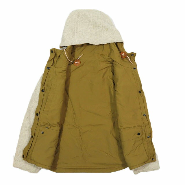 【中古】ダブルネーム DOUBLE NAME ボア フリースジャケット ブルゾン ジャンパー パーカー フーディ 白 ホワイト F レディース 【ベクトル 古着】 240721