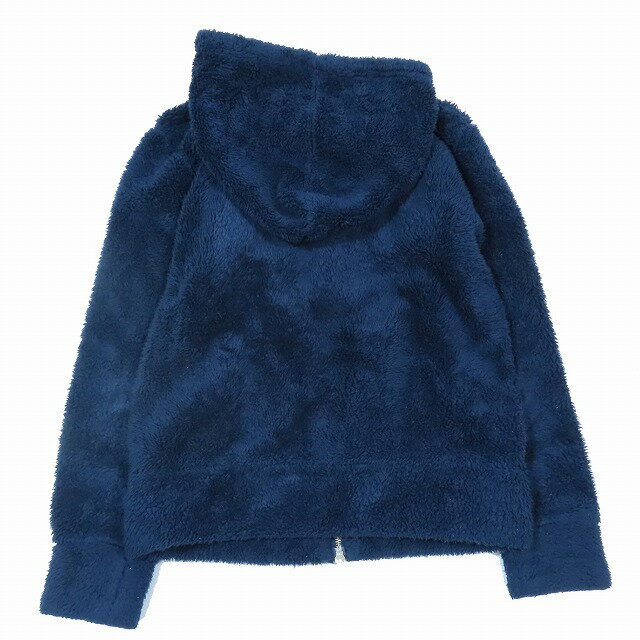 【中古】チャンピオン CHAMPION ボアパーカー ジップアップ 長袖 ブルゾン ジャケット M ネイビー CWSG603/5YBA6 メンズ 【ベクトル 古着】 240813