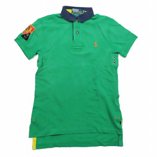 【中古】ポロ バイ ラルフローレン Polo by Ralph Lauren ポロシャツ 半袖 ワンポイント ロゴ ワッペン プルオーバー カットソー XS グリーン/13 メンズ 【ベクトル 古着】 240924 【中古】ポロ バイ ラルフローレン Polo by Ralph Lauren ポロシャツ 半袖 ワンポイント ロゴ ワッペン プルオーバー カットソー XS グリーン/13 メンズ 【ベクトル 古着】 240924