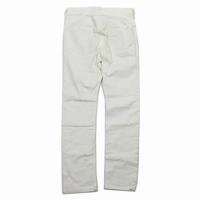 【中古】メンズビギ MEN'S BIGI エッセンシャルガーメント ESSENTIAL GARMENT スキニーデニム ジーンズパンツ ロング ジップフライ 01 白 ホワイト/16 メンズ 【ベクトル 古着】 240924