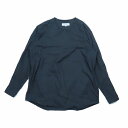 【中古】ヴァイナル アーカイブ VAINL ARCHIVE ハーフジップ プルオーバー カットソー 長袖 ラウンドネック M 黒 ブラック/9 メンズ 【ベクトル 古着】 240927