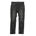 【中古】レッドカード RED CARD LIBERTY STRAIGHT ストレッチ デニム ジーンズ ジップフライ ウォッシュ加工 ボトムス グレー 23 レ...